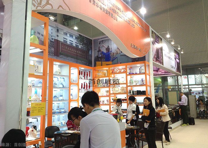 華粵商貿(mào)現(xiàn)場 廣交會設(shè)計案例(圖1)